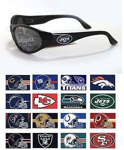 NFL Team Logo Sunglasses by Siskiyou Sports   UV Protection  