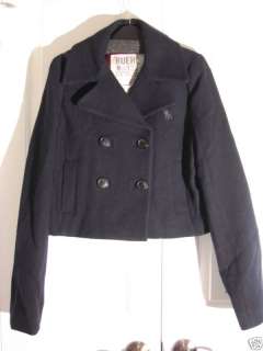 NWT Ruehl No. 925 Navy Short Pea Coat Orignially $300  