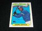 1989 Topps Record Breaker Andre Dawson Chicago Cubs  