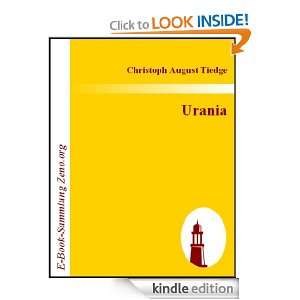 Urania (German Edition) Christoph August Tiedge  Kindle 