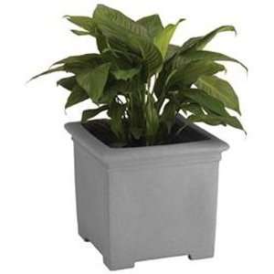   Footed Planter 20“ , color ash granite