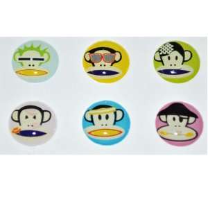  Paul Frank Home Button Sticker for Iphone 4g/4s Ipad2 Ipod 