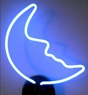  Blue Moon Sculpture Neon Sign