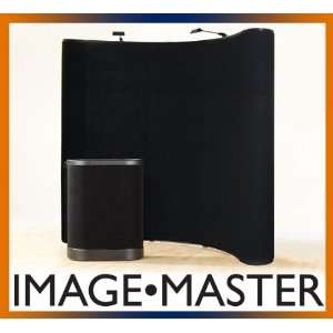  Image Master 8 Curved Floor Popup Display (Black) Office 