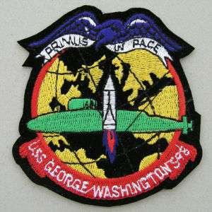 USN USS GEORGE WASHINGTON SSBN598 SUBMARINE PATCH #01  