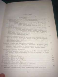 US NAVAL ACADEMY 1940 BLUEJACKETS MANUAL TONS OF INFO 