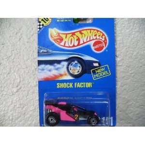  Hot Wheels Shock Factor #141 All Blue Card Pink Engine 