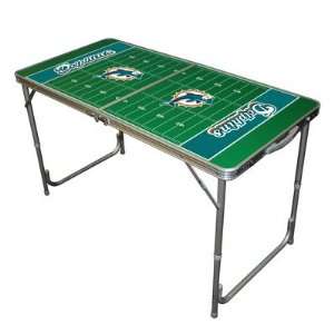    116 2 ft. x4 ft. Miami Dolphins Tailgate Table