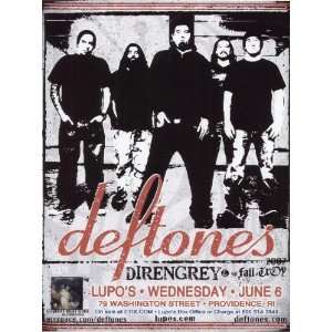  Deftones Providence Original Concert Poster MINT
