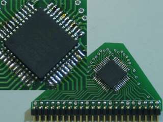 Microchip 44 QFP 2 DIP Breadboard PCB prototyping board  