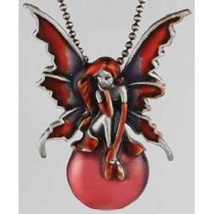 Scarlet Bubble Rider Necklace 