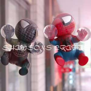  5.5 Cute Spiderman Window Sucker Set of 2 Figures / Home 