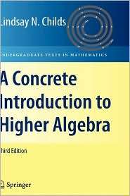   Algebra, (0387745270), Lindsay N. Childs, Textbooks   