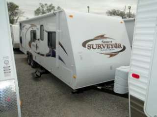   trailer RV bunks slide 2012 Surveyor Sport 280 new travel trailer RV