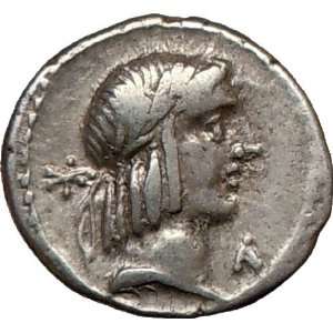Roman Republic Piso Frugi 90BC CIRCUS MAXIMUS Silver Ancient Coin 