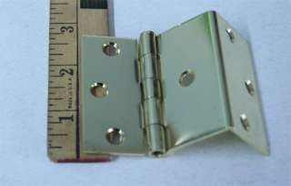 Stanley Brass Finish Cabinet Hinges #1585 US3  