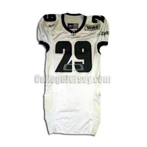   No. 29 Game Used Hawaii Reebok Football Jersey