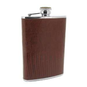   Steel 8oz Hip Flask   Made In USA 