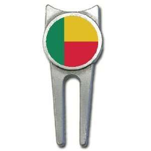  Benin flag golf divot tool 