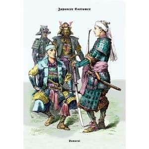   printed on 20 x 30 stock. Japanese Costumes Samurai