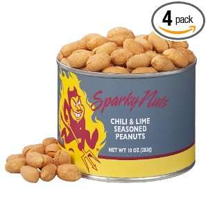 Virginia Diner Arizona State, Chili & Lime Peanuts, 10 Ounce (Pack of 
