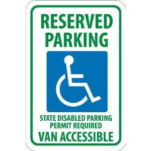    SIGNS RESERVED PARKING (GRAPHIC) STATE DIS