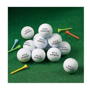 Dozen Personalized Name Golf Balls 