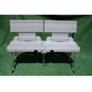  Portable Sports Bench   Gray 