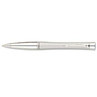 Parker Urban Silver Retractable Ballpoint Gel Pen, Black Ink, Medium 