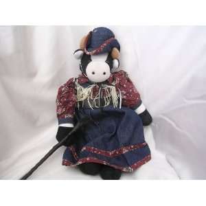  Cowgirl Cow Plush Toy 17 