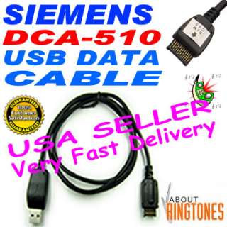 SIEMENS BENQ C55 M55 S55 SL55 ST55 C56 M56 S56 SL56 S57 (DCA 510) USB 