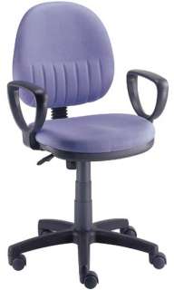 Fabric Upholstered Computer Office Task Chair Casters  