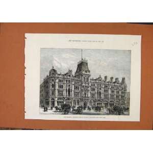   Mercers Compnay Building Cheapside C1881 London News