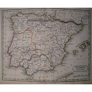  Butlers Ancient Spain Map c. 1845