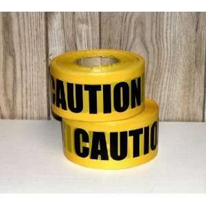 Storm Stripes Barricade Tapes, CAUTION, 1.7 MM   Individual Roll