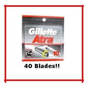  Gillette Atra Cartridges x 40 (Four 10 Packs) Health 