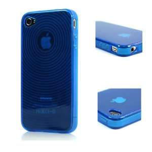  Dark Blue Target Design Flex Series Case for iPhone 4S and 