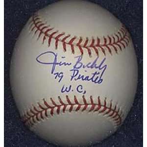 Jim Bibby Autographed Baseball 