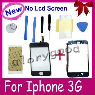 Touch Screen Digitizer + Mid Frame Bezel For iPhone 3G  