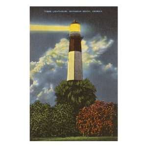  Tybee Lighthouse, Savannah Beach, Georgia Premium Poster 