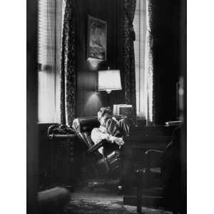  Attorney General Robert F. Kennedy Sitting in Chair in His 