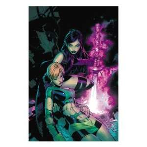  Uncanny X Men #464 Cover Psylocke and Marvel Girl Giclee 