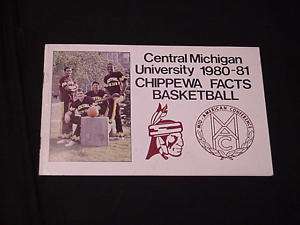 1980 Central Michigan University Basketball Media Guide  