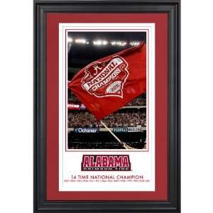  Mounted Memories Alabama Crimson Tide 2011 Bcs National 