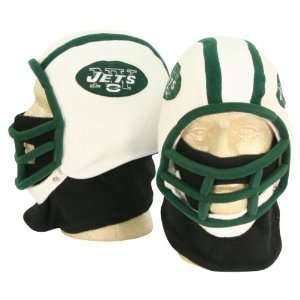 New York Jets Football Helmet Winter Knit Hat (With Removable Neck 