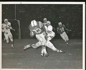 1964 John Unitas Tony Lorick Baltimore Colts vs Cardinals 8 x 10 