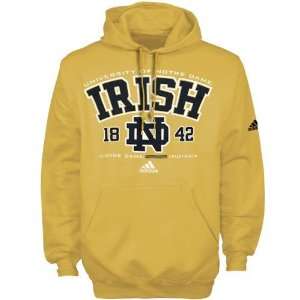  adidas Notre Dame Fighting Irish Gold School Pride Hoody 