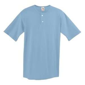 Augusta Sportswear Two Button Custom Baseball Jersey LIGHT BLUE AL