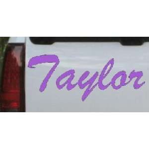  Taylor Car Window Wall Laptop Decal Sticker    Purple 52in 