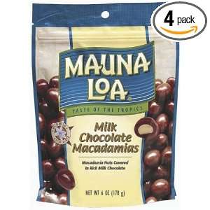 Mauna Loa Milk Chocolate Macadamias, 12 Ounce Bags (Pack of 4)  